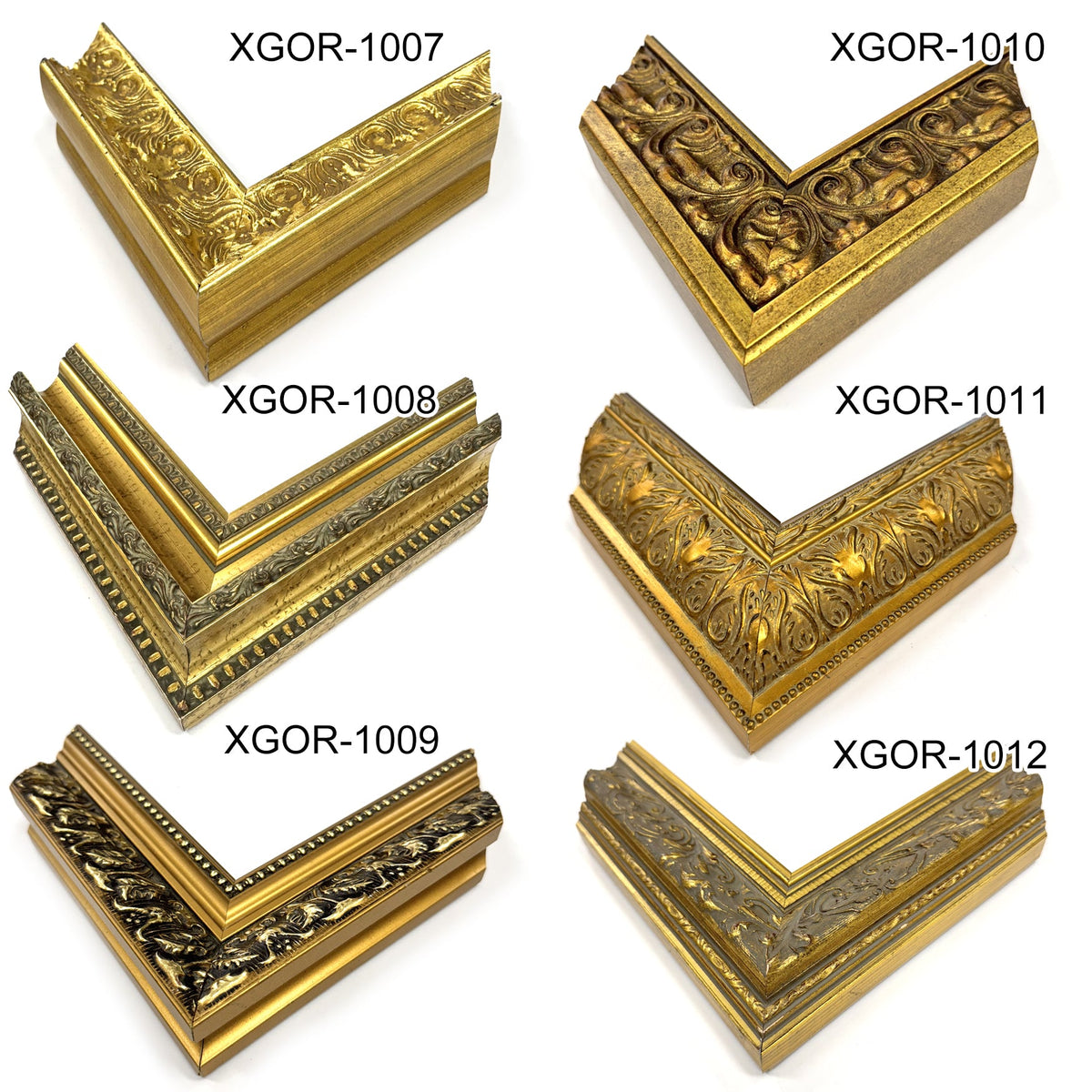Thick Wooden Ornate Gold Frame Antique Classic Handmade Chunky Photo Frames Wall
