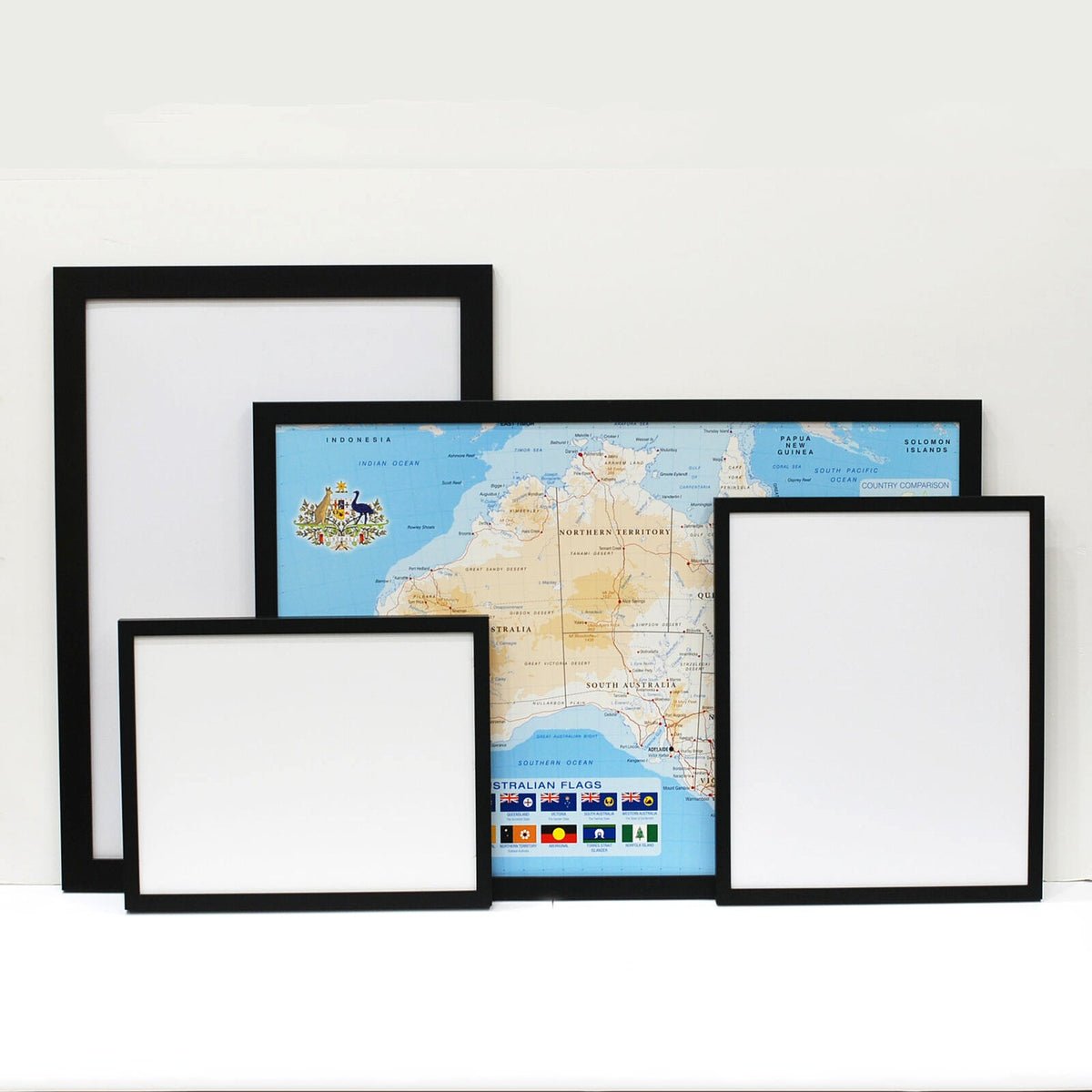 Wooden Square Black Photo frame, picture frame, 8x8", 10x10", 12x12", 16x16", 20