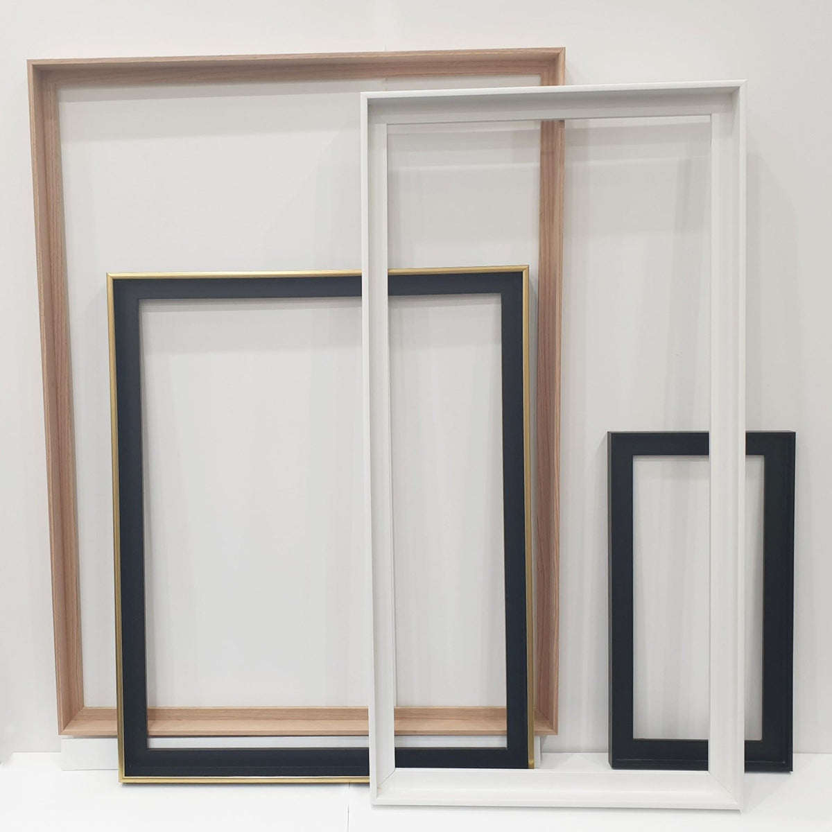 Timber Floating Frame for Canvas | 30mm Deep with 5mm gap | Size 1:1 Ratio (Square)