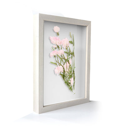 Embossed Box Frame 3D Display Wooden Deep DIY Craft Memory Case Gift Home Office
