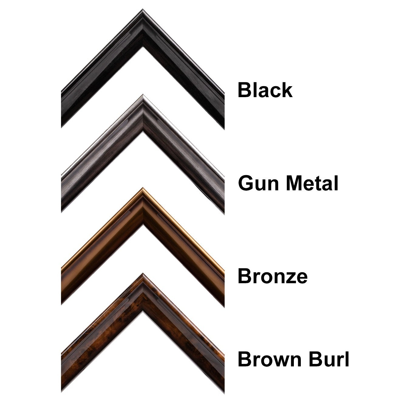 Piano Glossy Timber Picture Frames Vintage Wooden Frame A4, A3, A2, A1, A0, 8x10, 10x13, 16x24 and more
