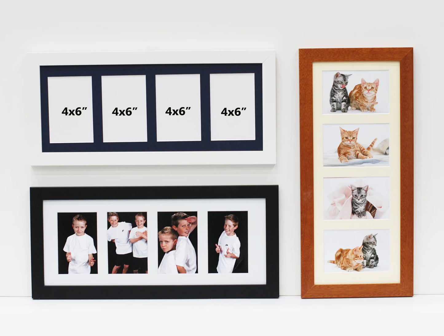 4-in-1 Photo Frame - 4x6" Windows