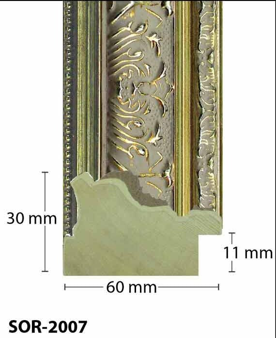 Ornate Silver Classic Photo Frame Handmade Timber Picture Frame - All Sizes