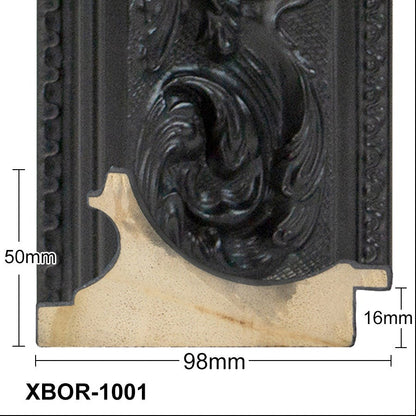 Thick Ornate Black Chunky Photo Frame Handmade Timber Picture Frame - All Sizes