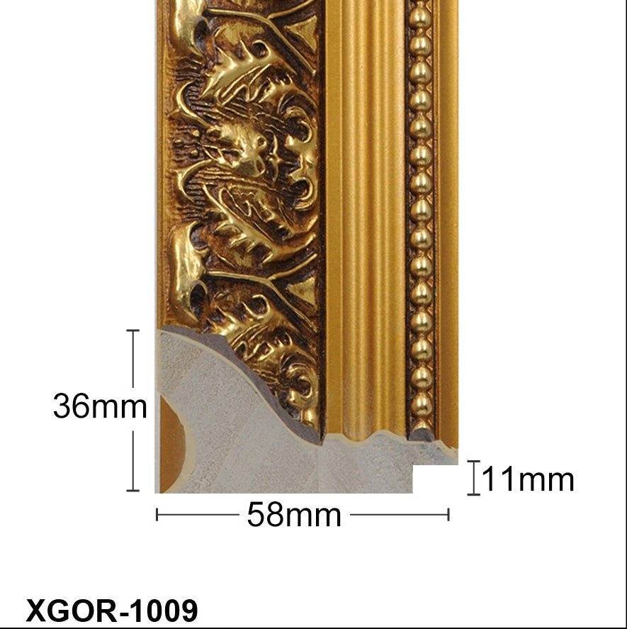 Thick Ornate Gold Chunky Photo Frame Handmade Timber Picture Frame - All Sizes