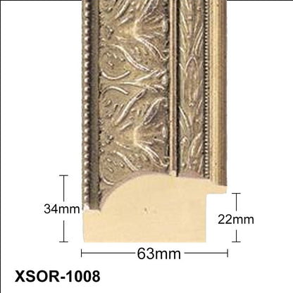 Thick Ornate Silver Chunky Photo Frame Handmade Timber Picture Frame - All Sizes