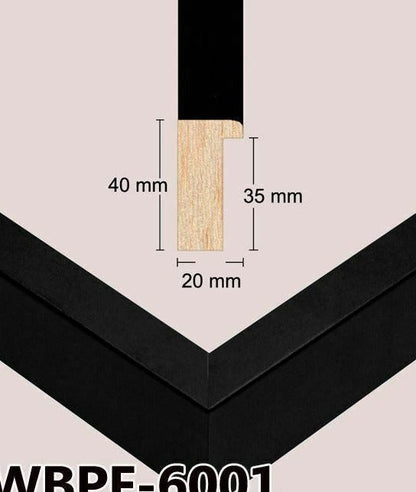Black Photo Frame Handmade Timber Picture Frame - All Sizes