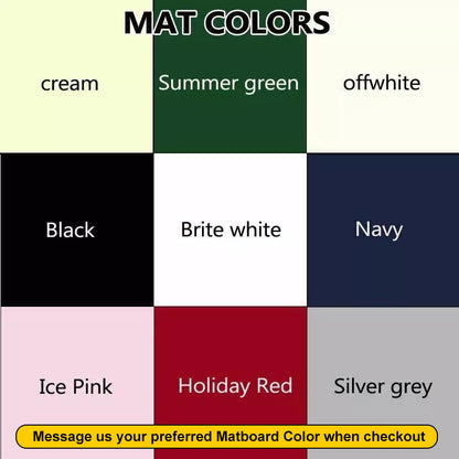 1:1 1:2 Deep Box Frames 3D Display Wooden Timber Frame with Mat DIY Craft Memory