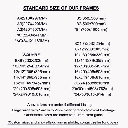 Thick Ornate Black Chunky Photo Frame Handmade Timber Picture Frame - All Sizes