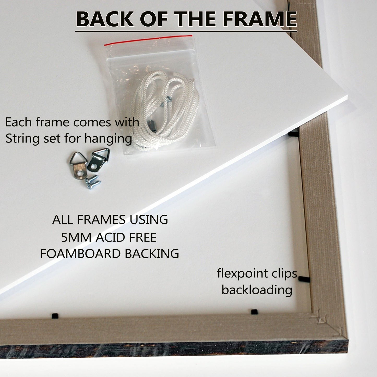 Botanica Extension Pre-Made Timber Wood Photo Picture Frame A4, A3, 8x10" - 16x16"
