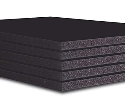 5x Black Self Adhesive 5mm Thick Foamboard Backing Board Extra Rigid Acid Free 8x10"-30x40"