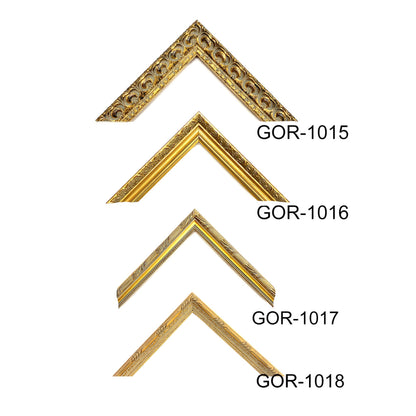 Wooden Ornate Gold, Classic Gold Photo Picture Frame for Wall Art Work B1, B2, B