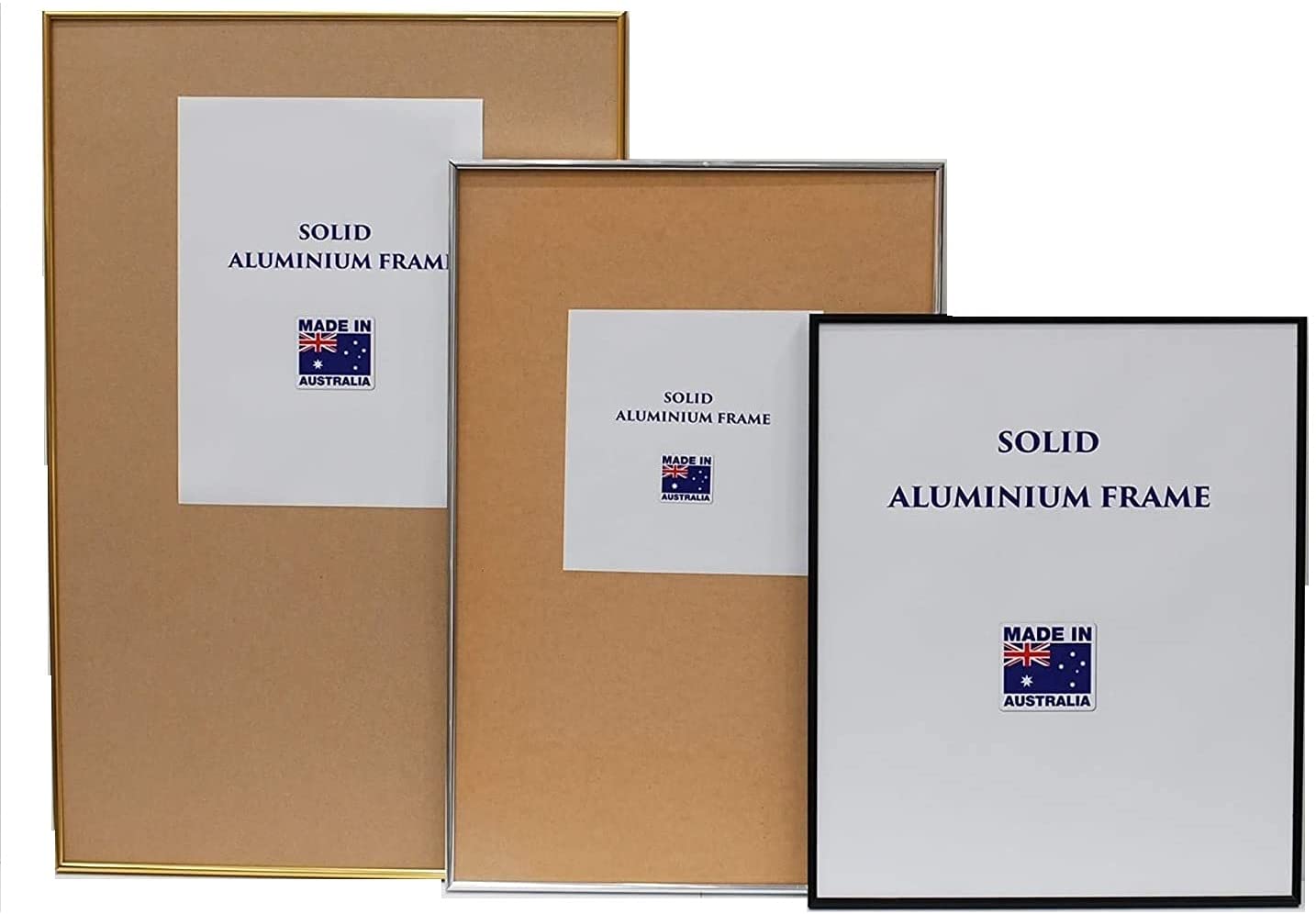Aluminium Poster frame, photo frame 8x10" - 24x36"