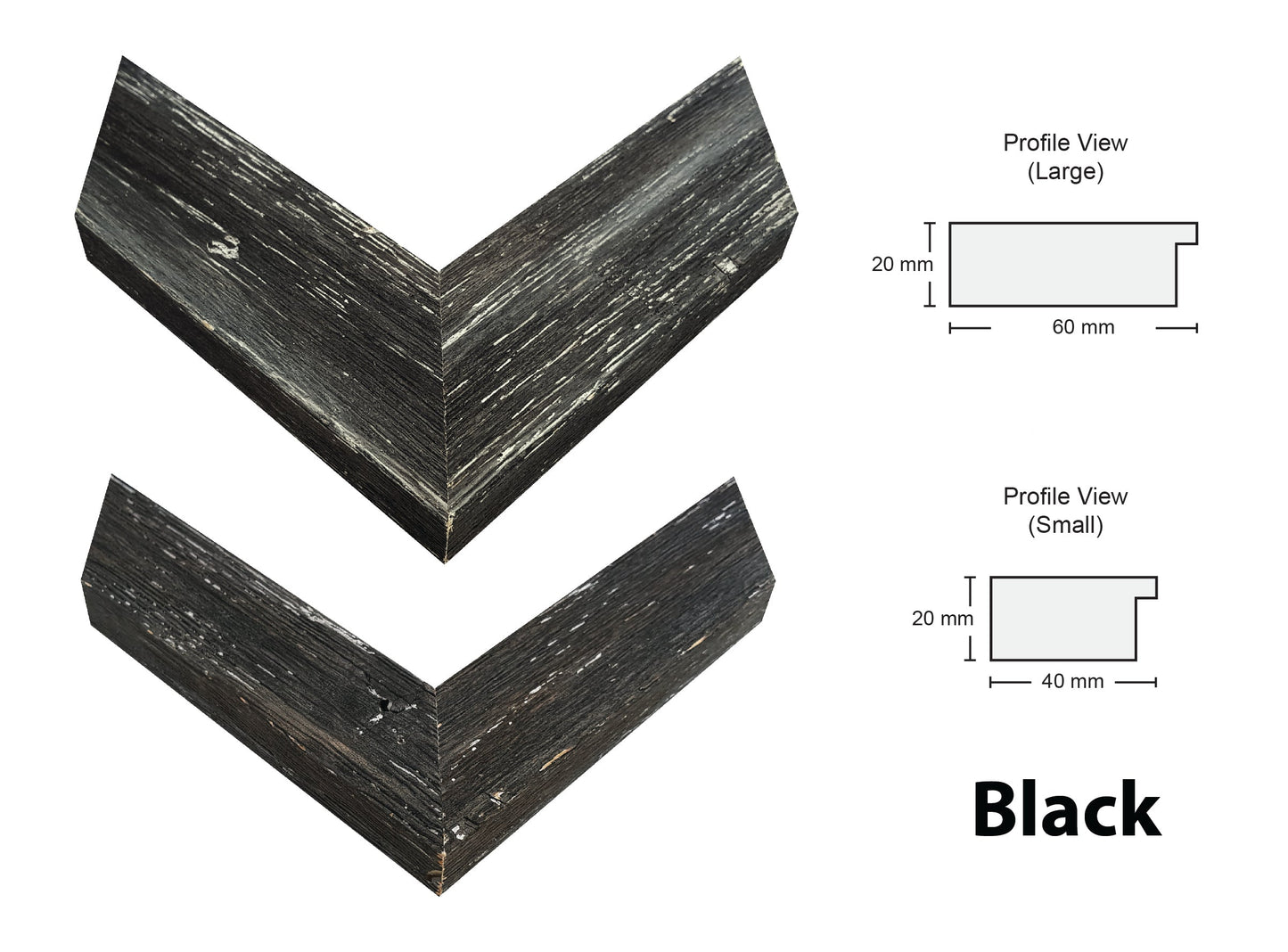Extra Large Recycled Timber Wood Photo Picture Frame AU Made