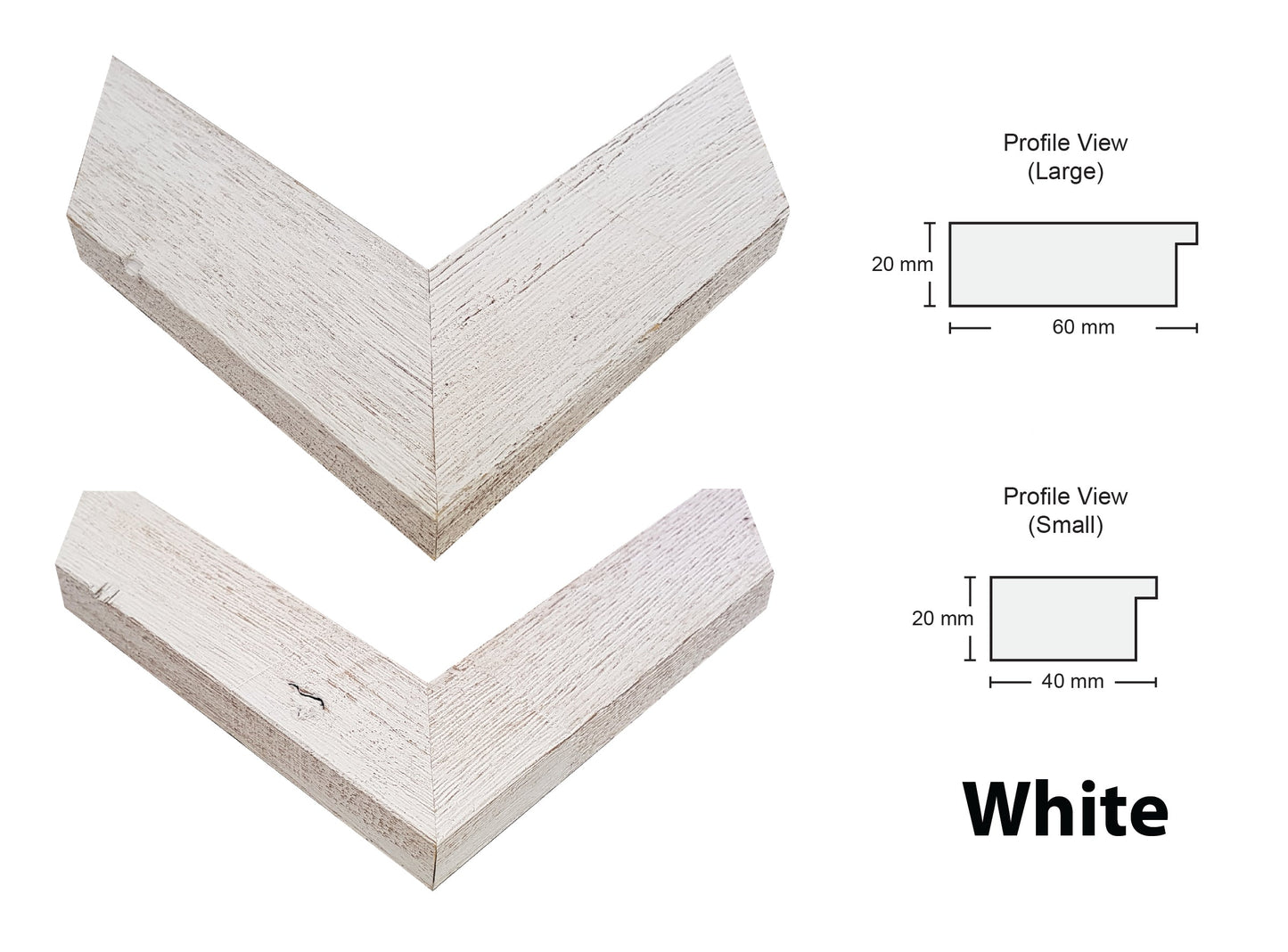 Square Recycled Timber Wood Photo Picture Frame 8x8" - 24x24" size AU Made